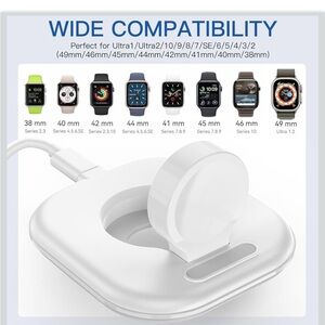 Blue Marble Magnetic Watch Charger Dock for Apple Watch